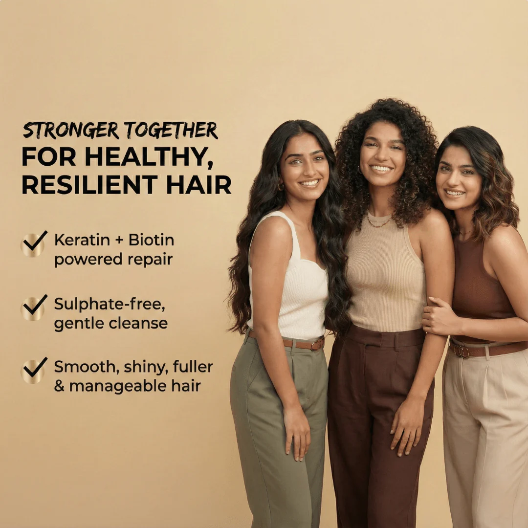 Sulphate-Free Keratin & Biotin Shampoo – Repairs Damaged Hair - Image 8