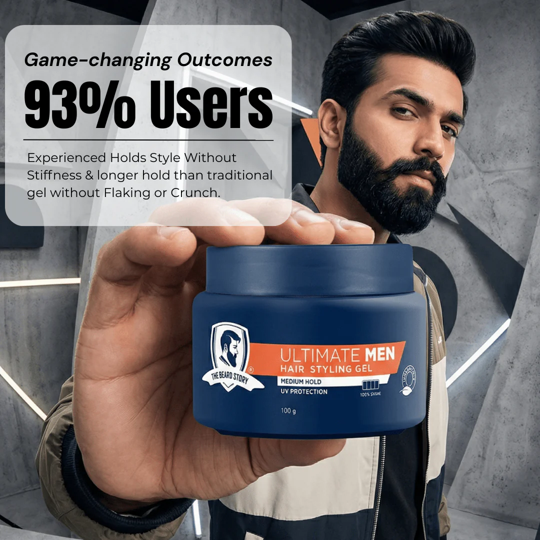 Hair Styling Gel - Medium Hold 100g - Image 9