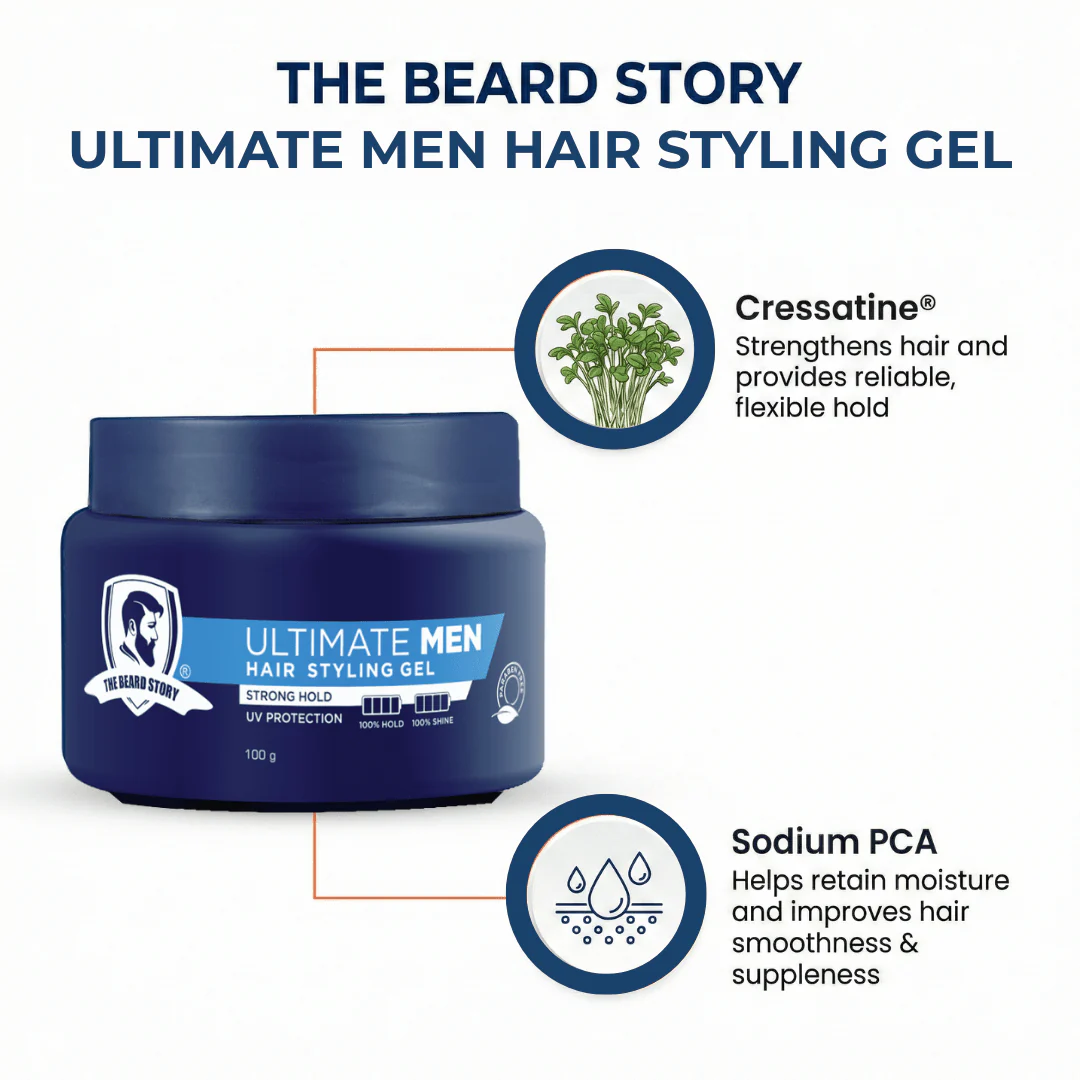 Hair Styling Gel - Strong Hold 100g - Image 4