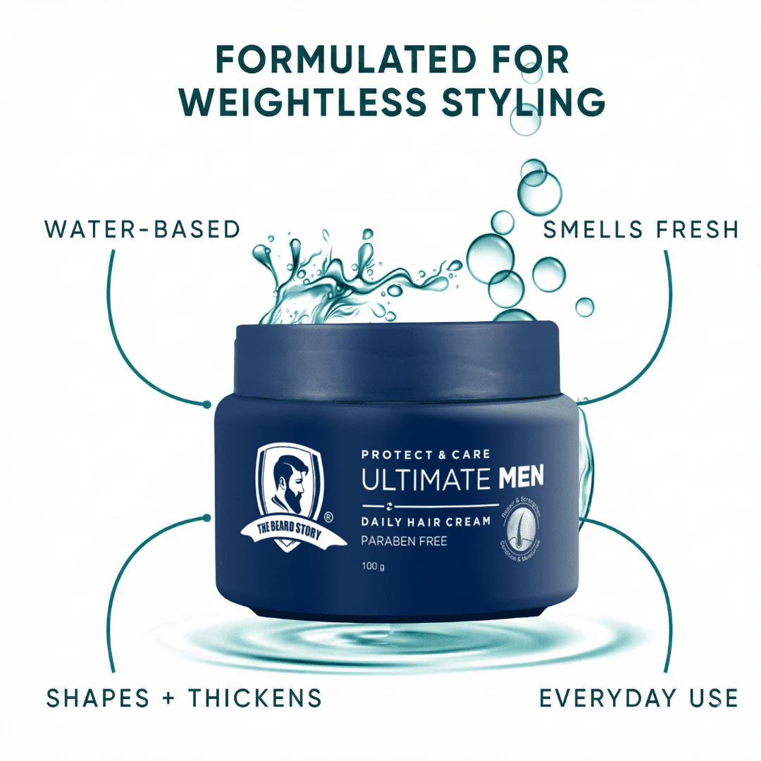 Mens Hair Cream UV Protect 100g - Image 4
