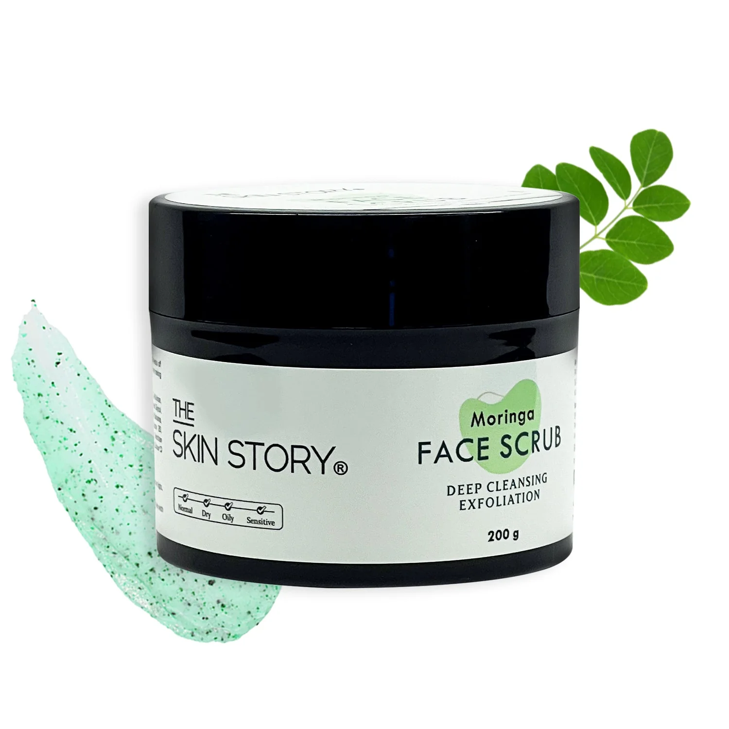 Moringa Face Scrub, 200g