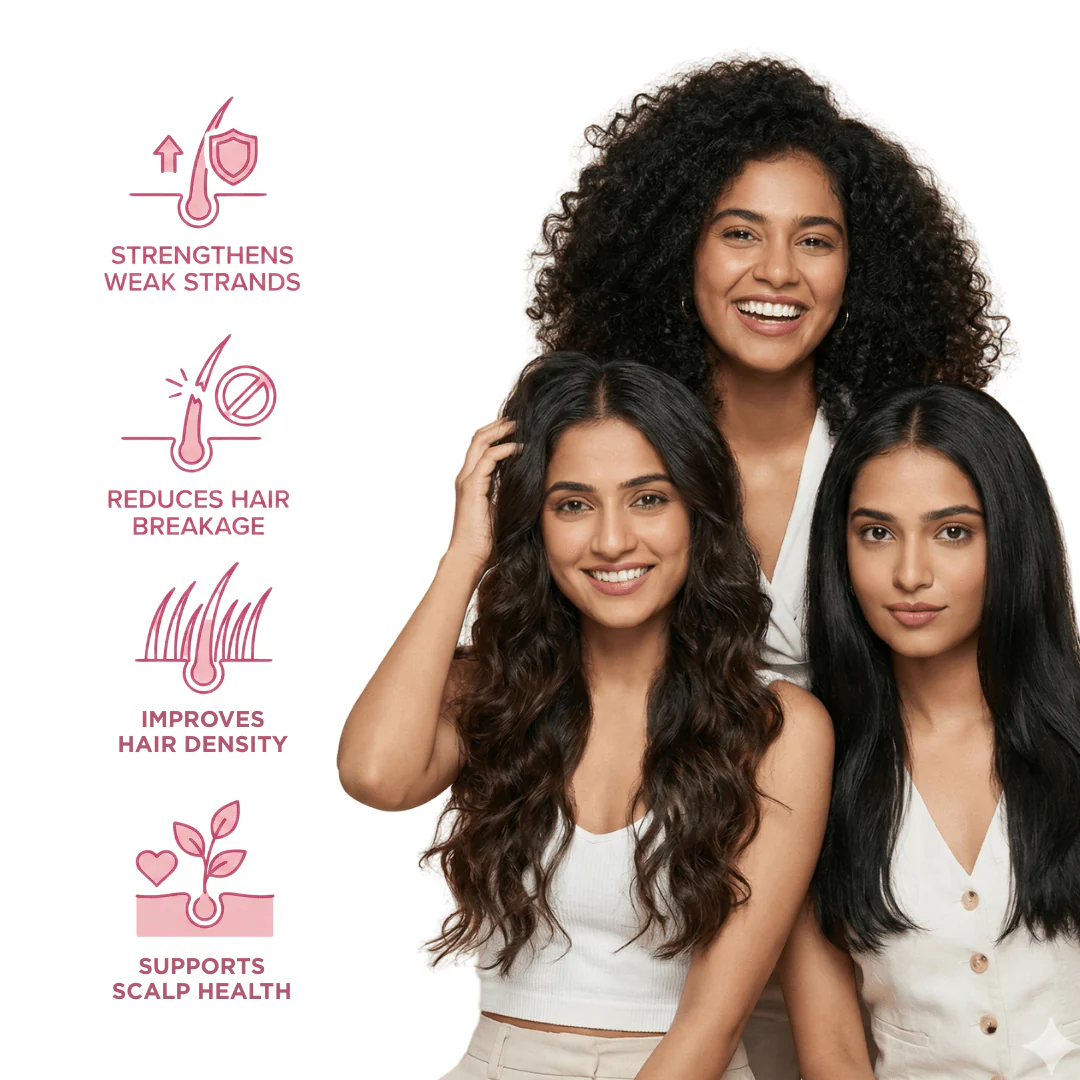 Hairfall Control Duo - Nourishing Moisturising Shampoo + Hair Mask - Image 7