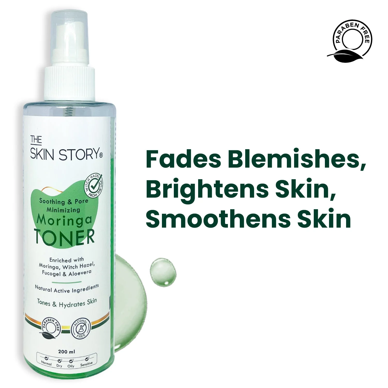 Soothing & Pore Minimizing Moringa Toner, 200ml - Image 5