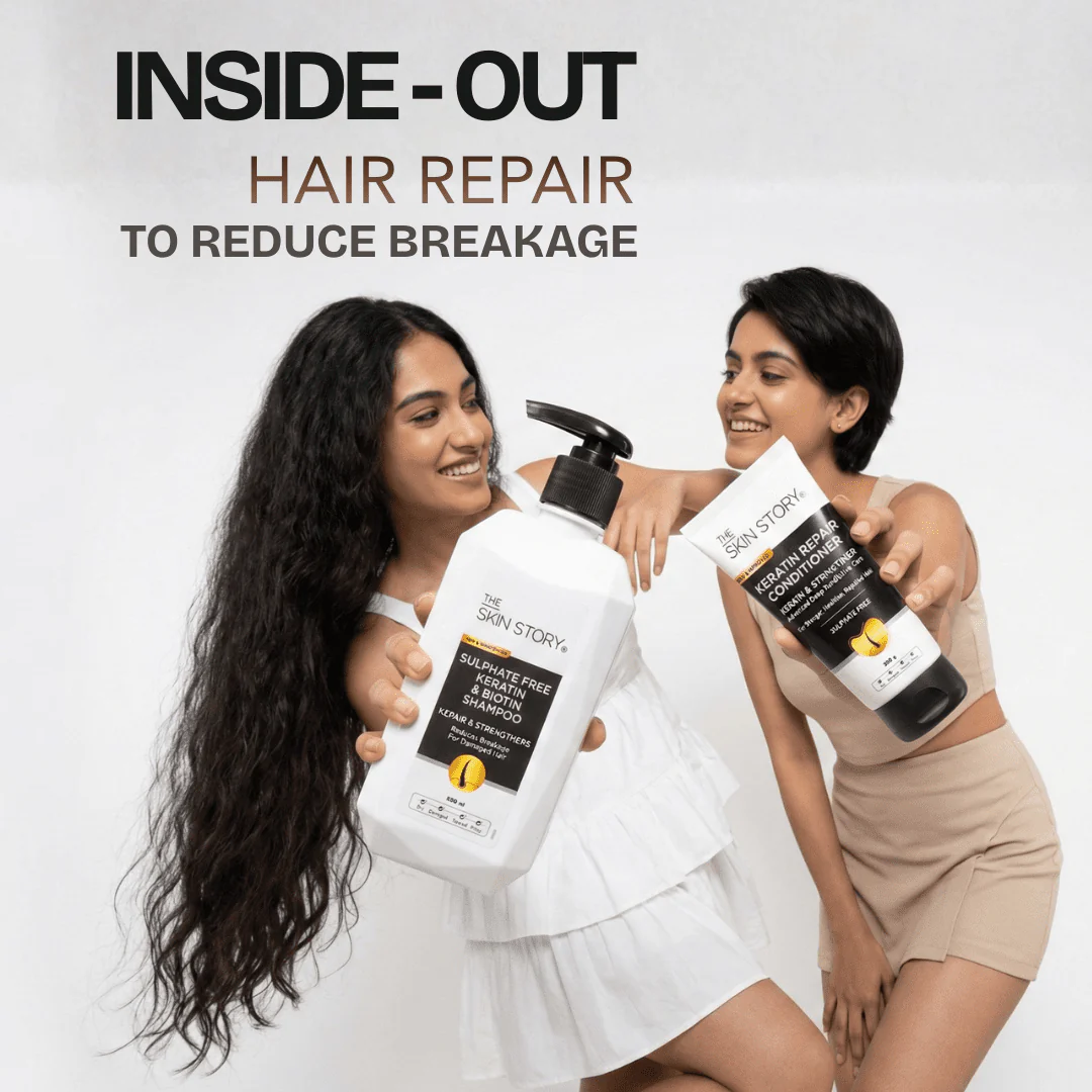 Sulfate Free Keratin & Biotin Shampoo and Conditioner