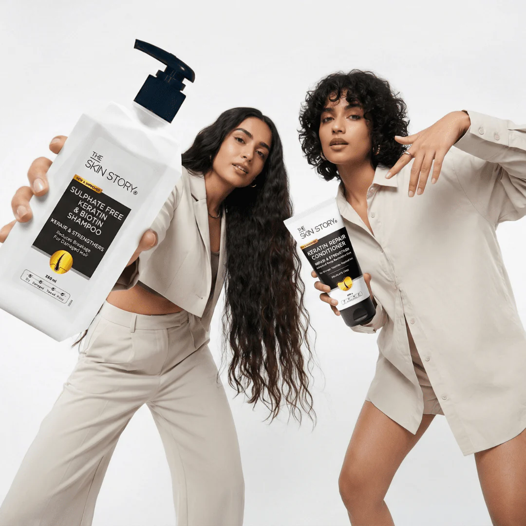 Sulfate Free Keratin & Biotin Shampoo and Conditioner - Image 3