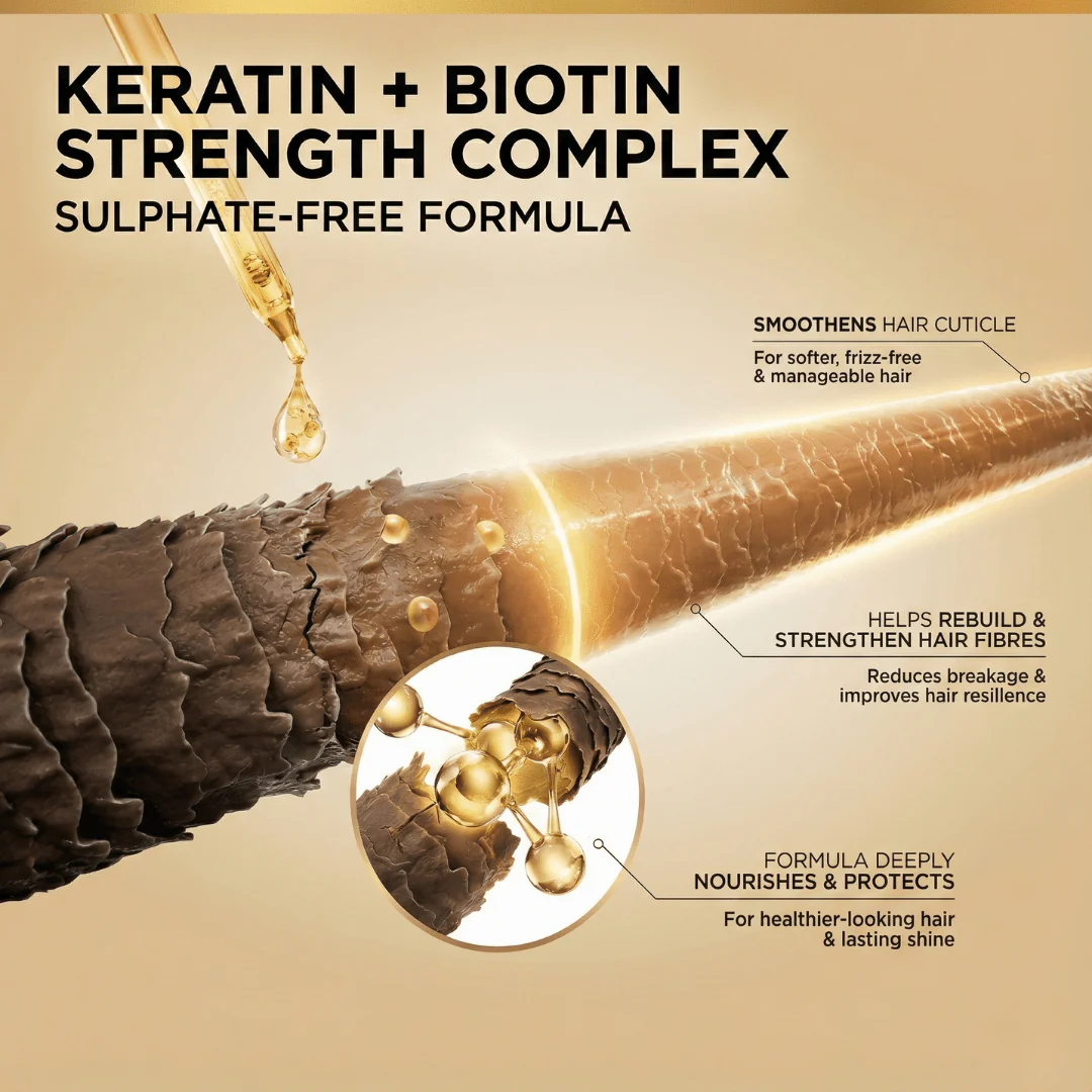 Sulphate Free Keratin Shampoo - Damage Repair - Image 4
