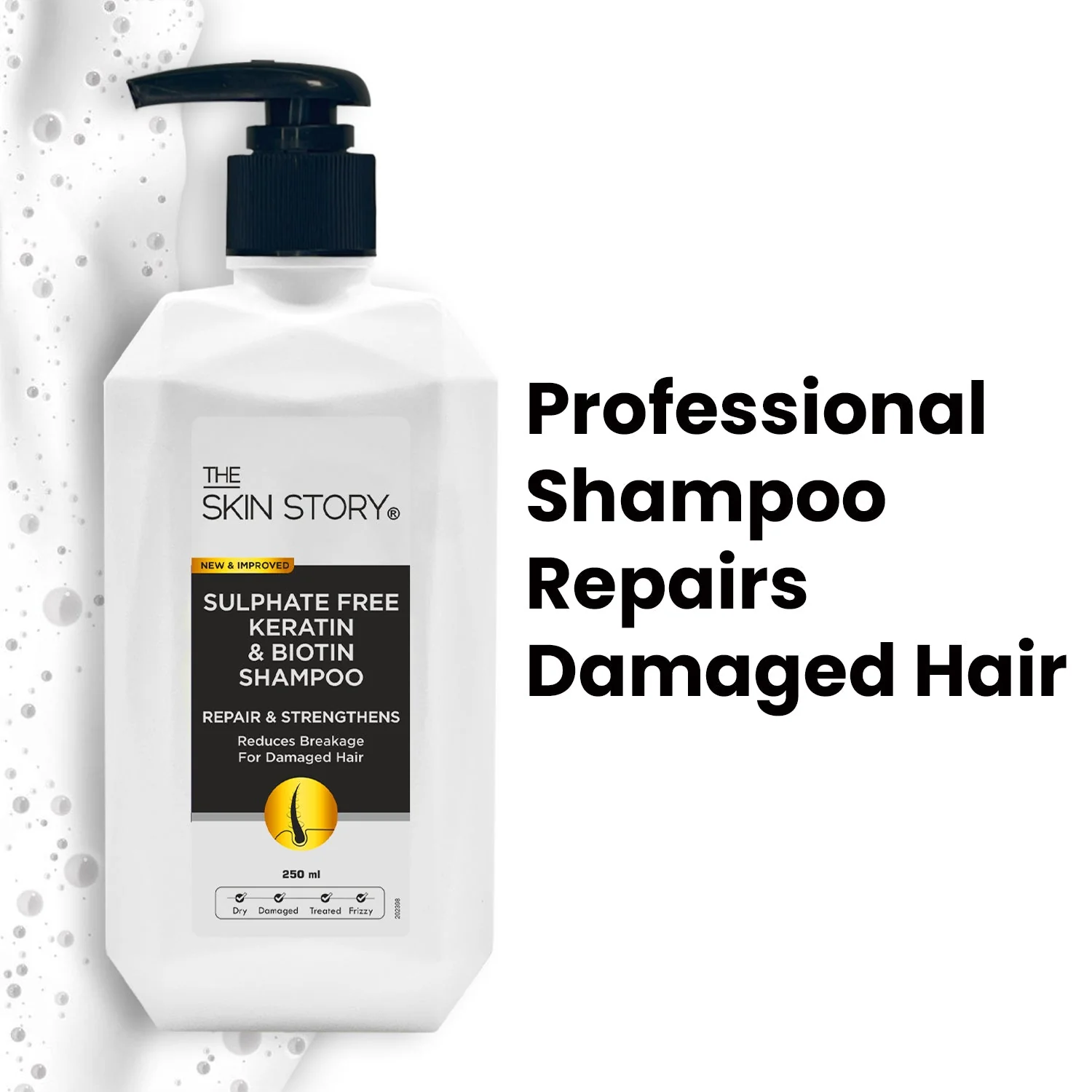 Sulphate Free Keratin Shampoo, Hair Serum & Hair Mask - Image 9