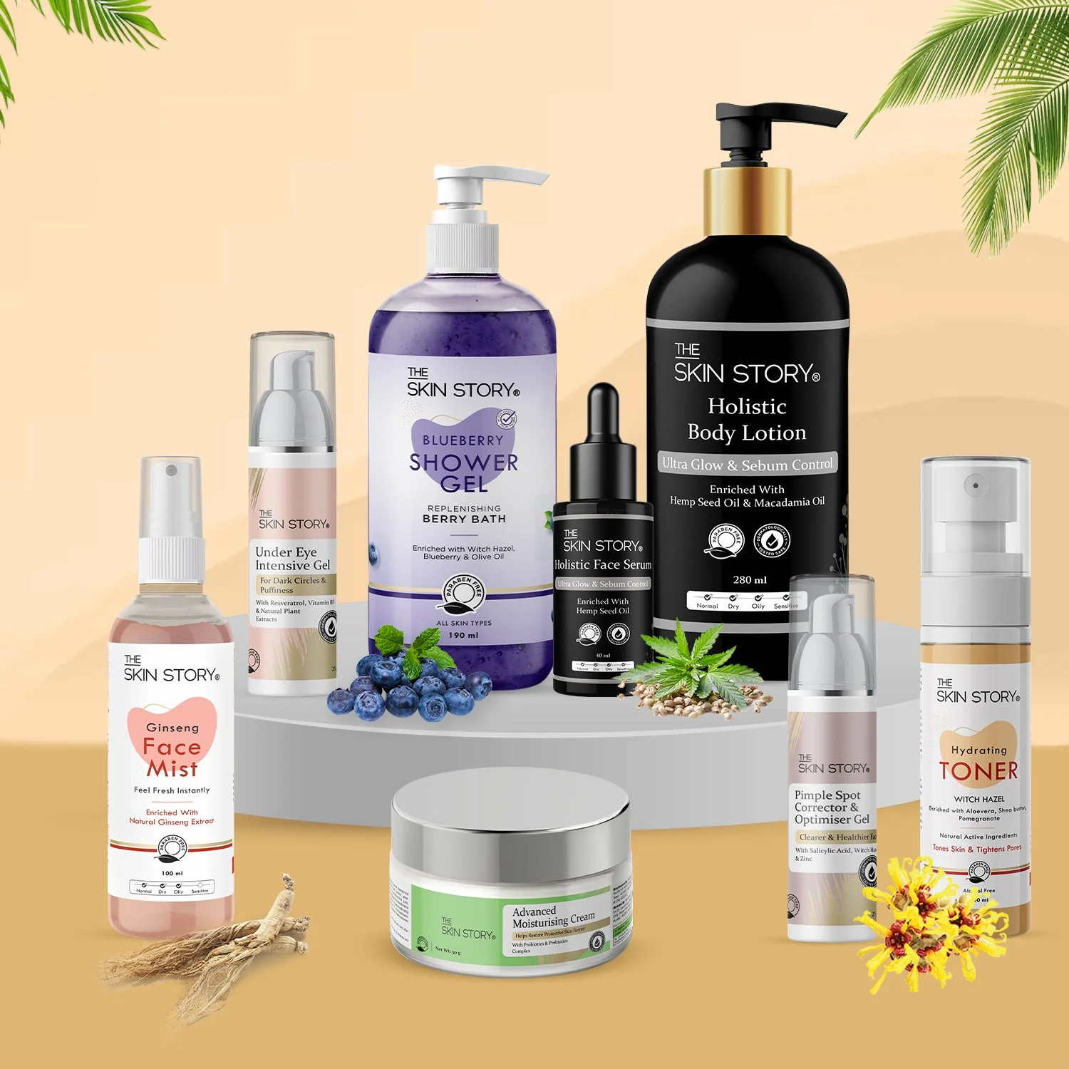 The Skin Story Classic Care Collection (CTM) (The Skin Story Gentle Cleansing Lotion, 100ml The Skin Story Moringa Toner, 100ml The Skin Story Nourishing & Moisturising Cream, 50g) - Image 8