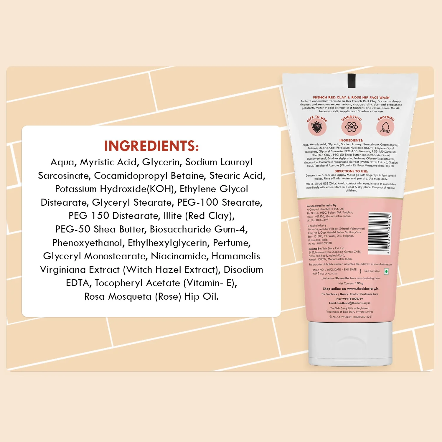 French Multani Mitti Oil Control Face Wash - Image 6