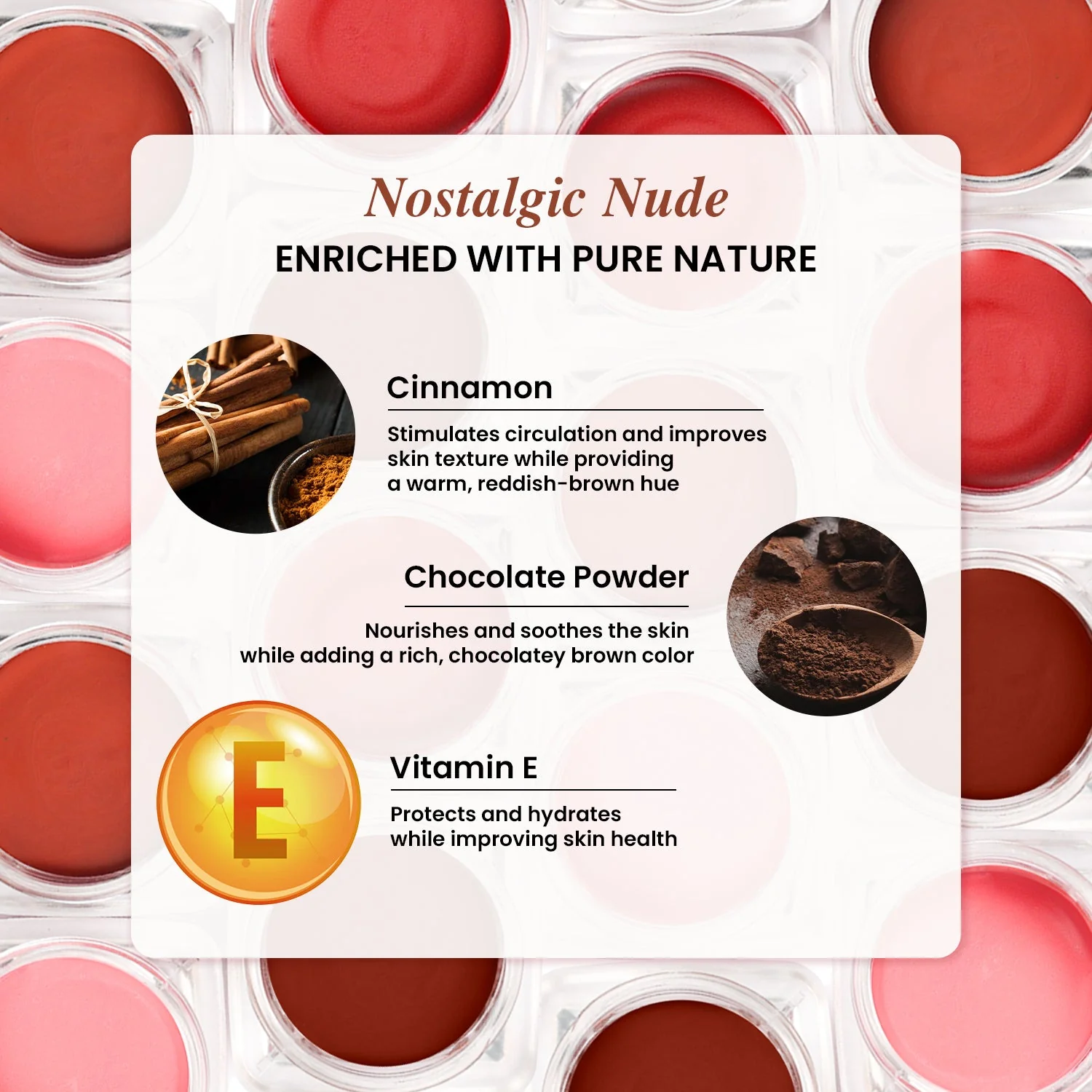 Lip & Cheek Tint Nostalgic Nude - Image 6