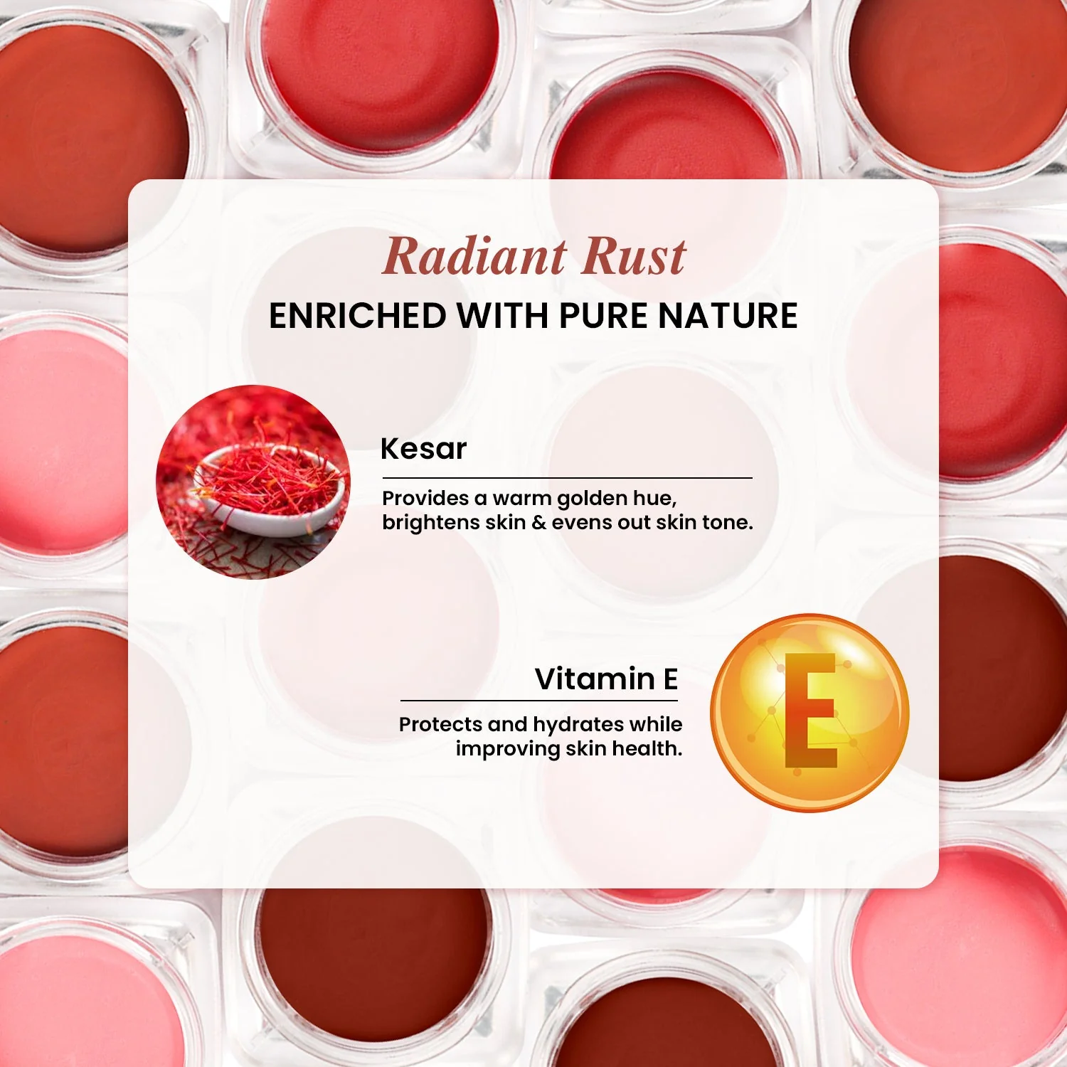 Lip & Cheek Tint Radiant Rust - Image 6