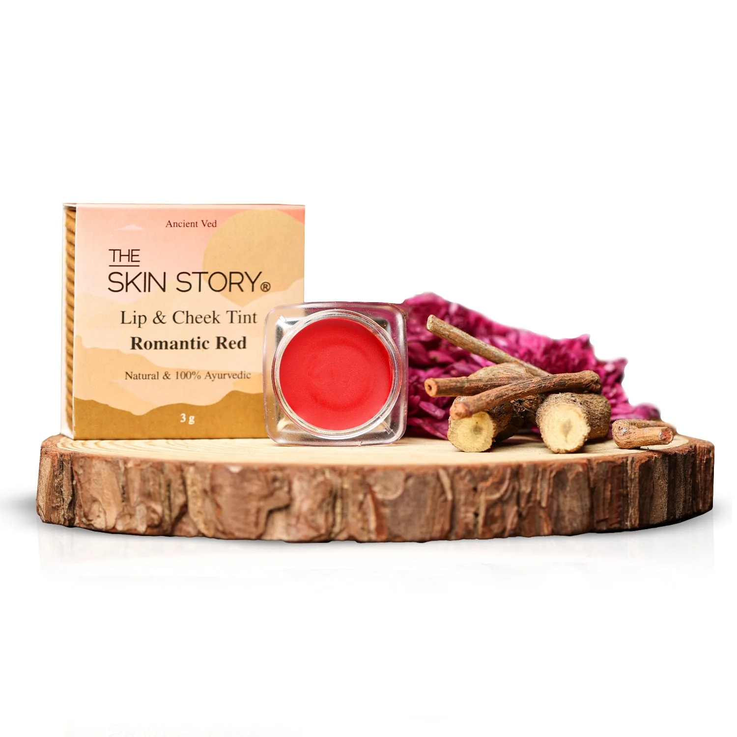 Lip & Cheek Tint Romantic Red - Image 10