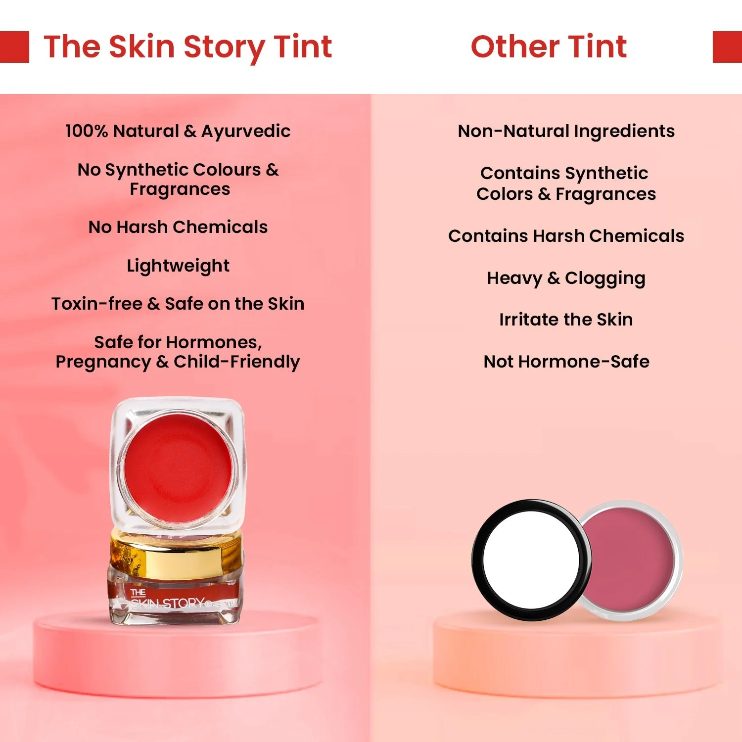 Lip & Cheek Tint Romantic Red - Image 6