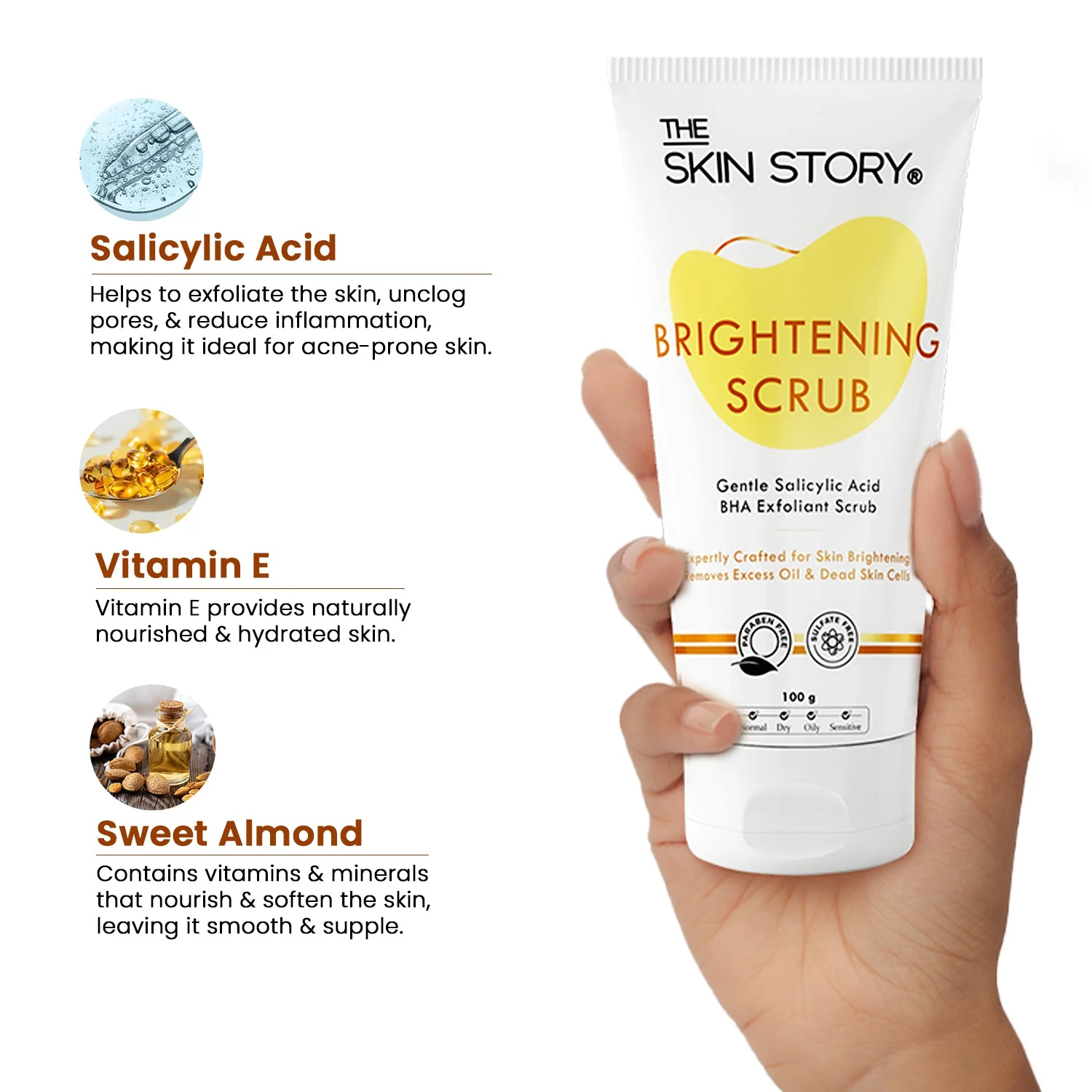 Ultimate Brightening | Salicylic Acid Scrub & Vitamin C Serum - Image 4